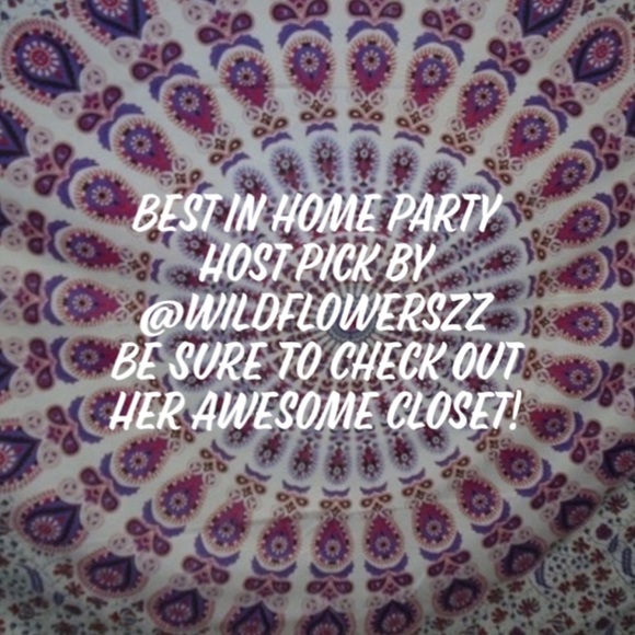 Brand New Peacock Paisley Print Twin Size Tapestry - Picture 5 of 6